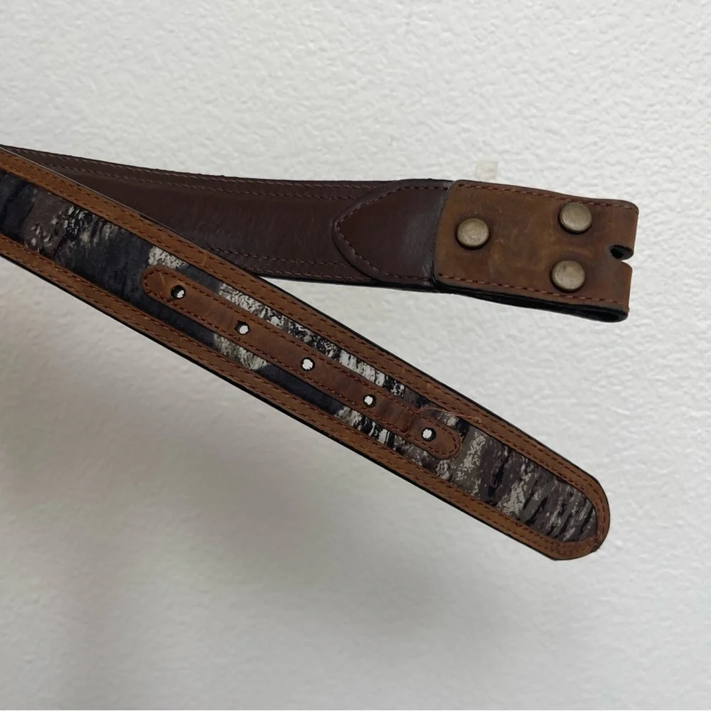 Nocona Belt Company Camo Leather Belt